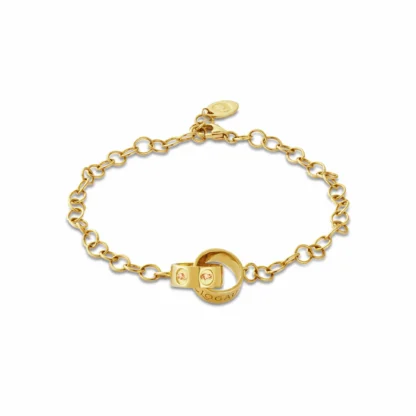 Insignia 9ct Solid Gold Linked Ring Bracelet