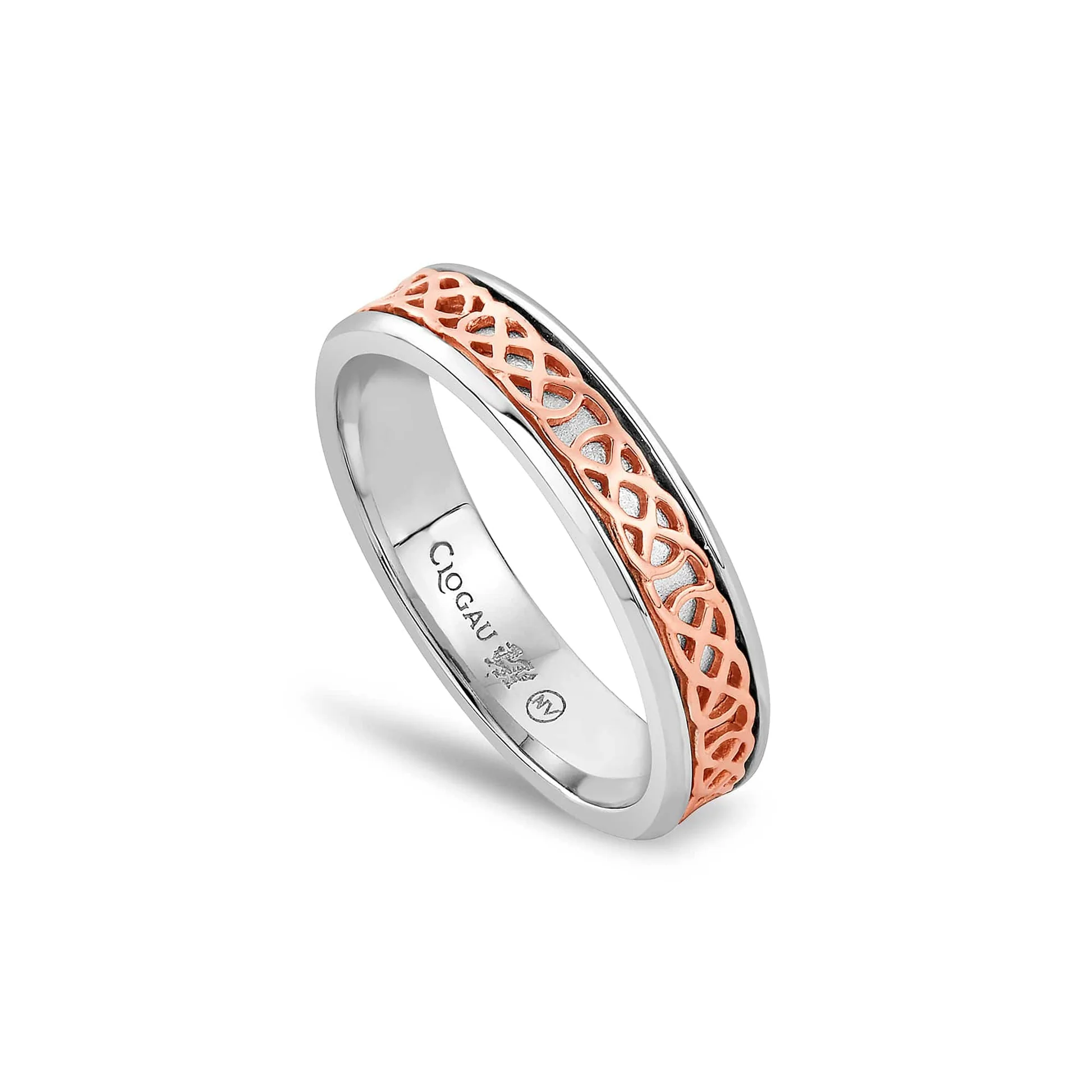 Featured image for “Royal Clogau® Sterling Silver Annwyl Slim Channel Ring”