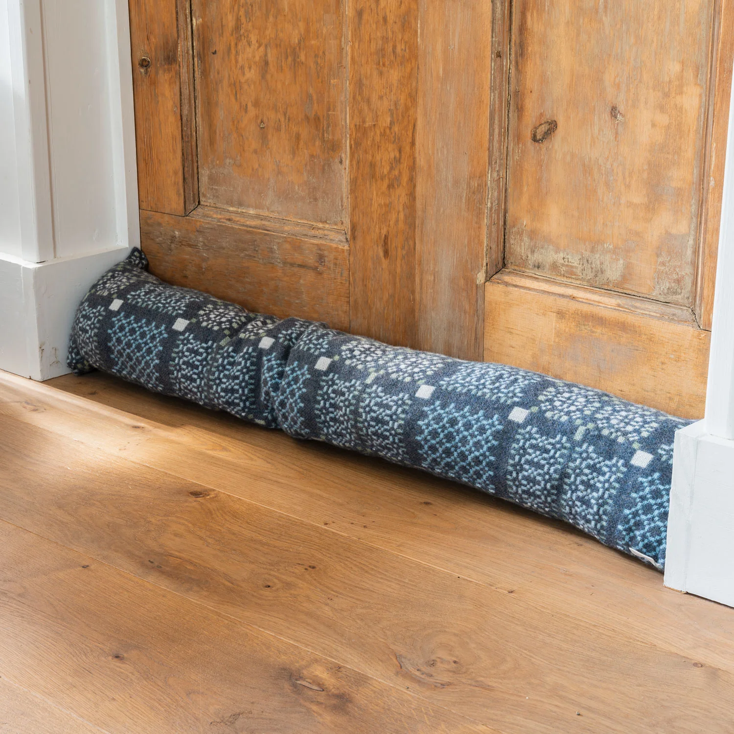 Featured image for “Knot Garden Draught Excluder Blue”